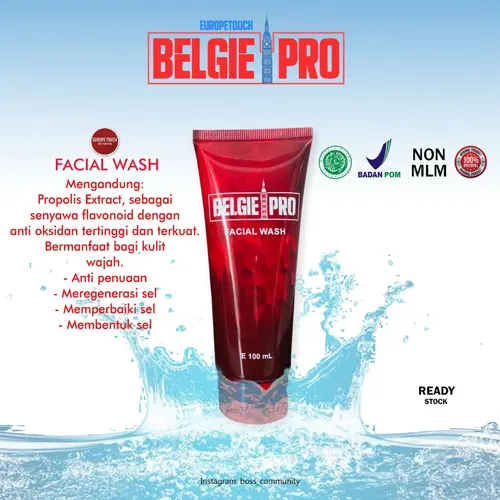 distributor belgie pro facial wash serum  original di balikpapan