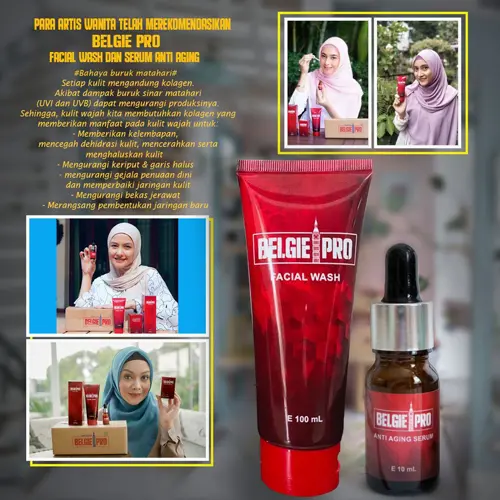 supplier belgie pro facial wash serum  premium di palembang